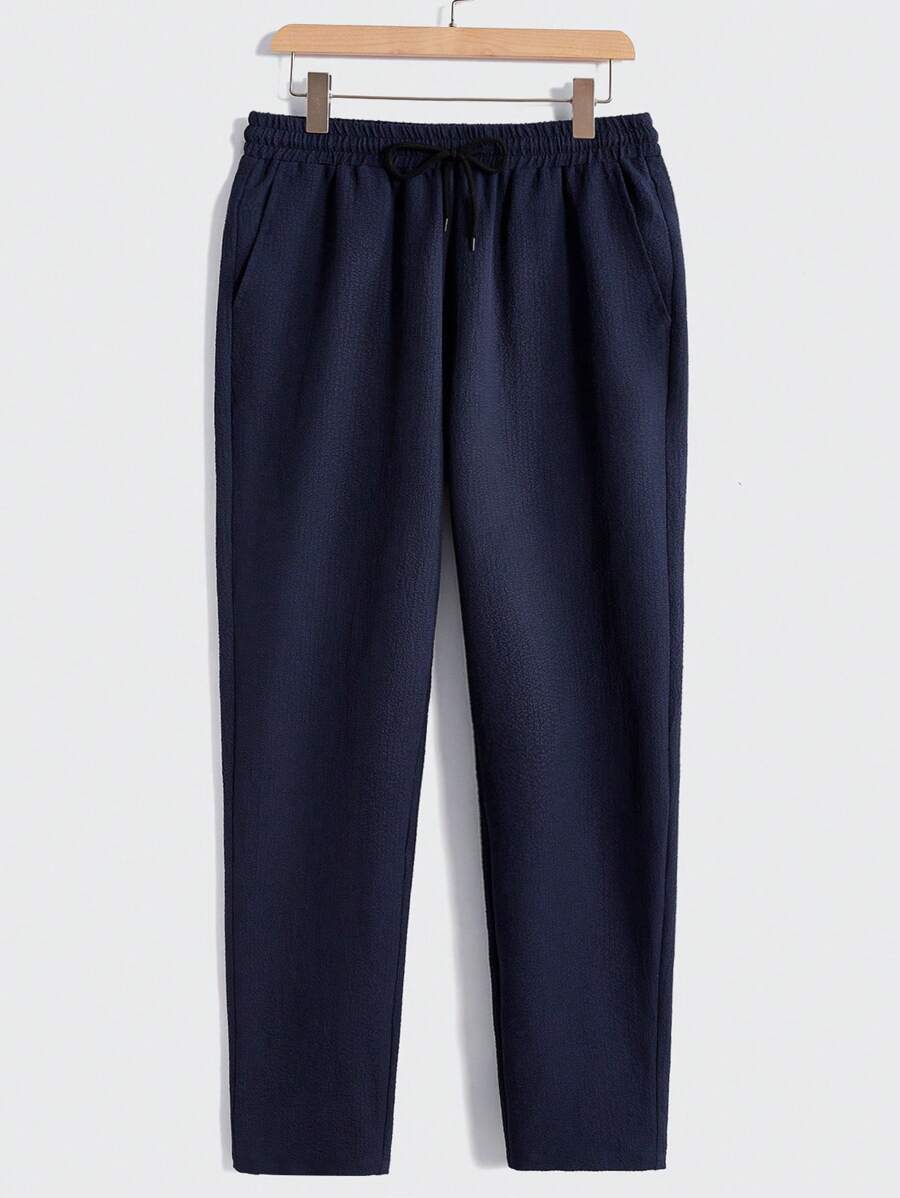 Set Décontracté Homme – T-shirt & Pantalon Uni