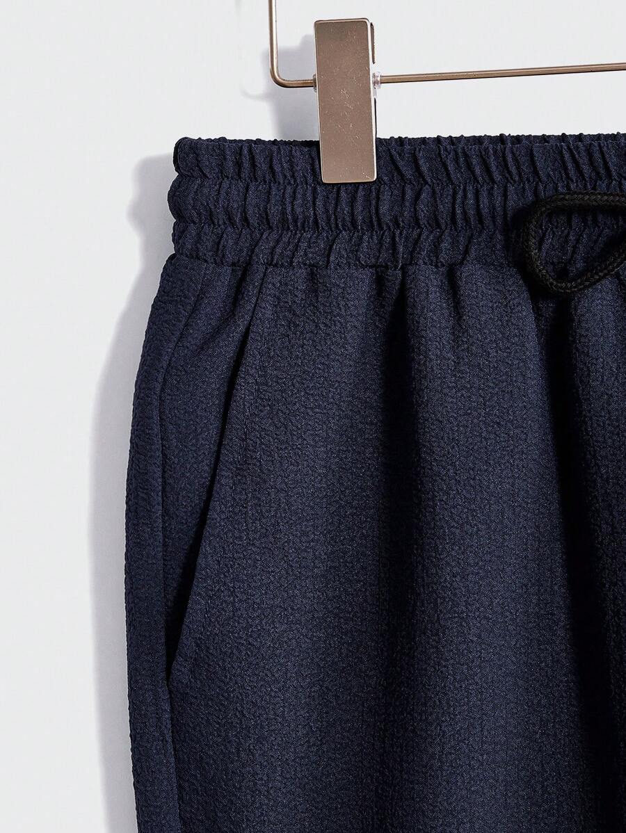 Set Décontracté Homme – T-shirt & Pantalon Uni