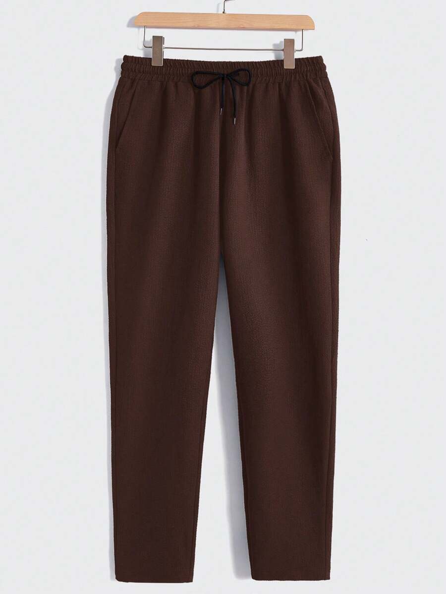 Set Décontracté Homme – T-shirt & Pantalon Uni