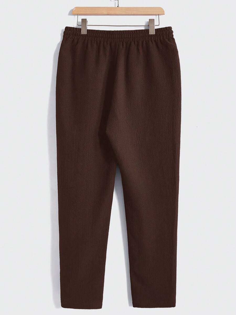 Set Décontracté Homme – T-shirt & Pantalon Uni