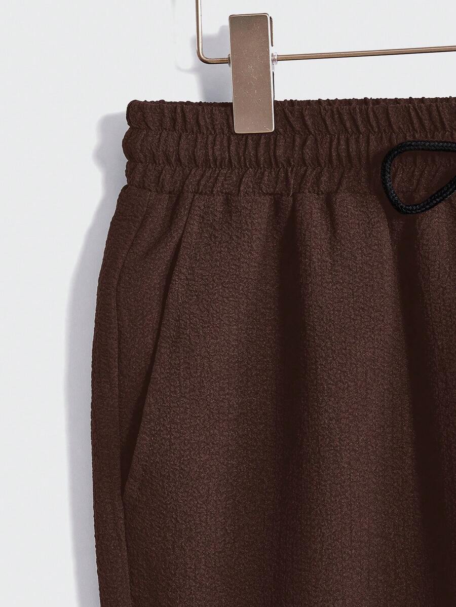 Set Décontracté Homme – T-shirt & Pantalon Uni