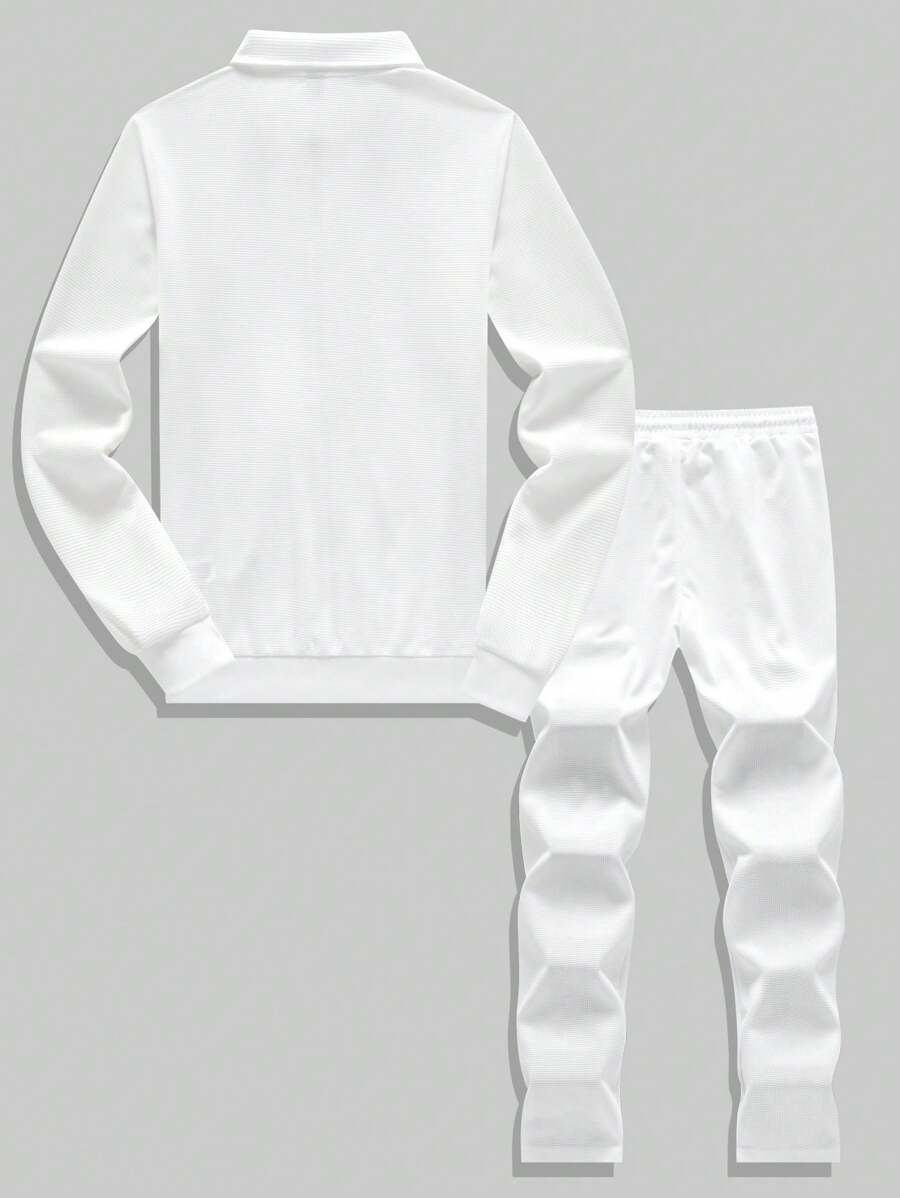 Costume Homme décontracté Uni 2 Pièces