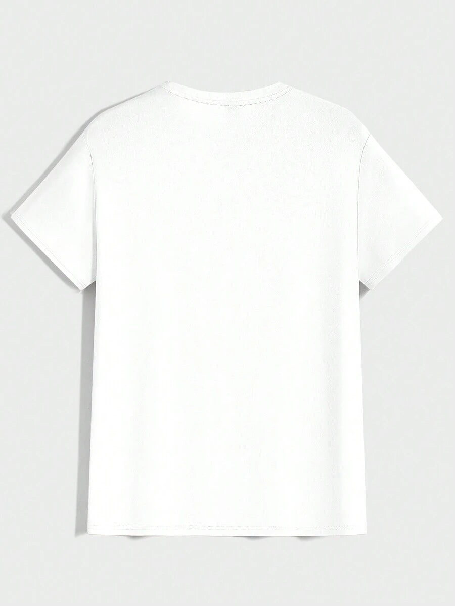 T-shirt Tricoté Homme à Manches Courtes décontractées