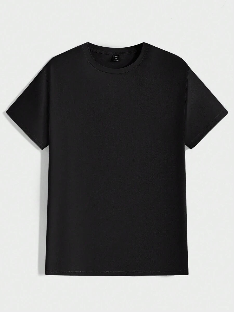 T-shirt Tricoté Homme à Manches Courtes décontractées