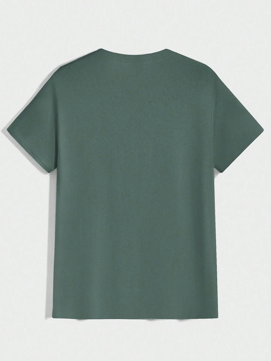 T-shirt Tricoté Homme à Manches Courtes décontractées