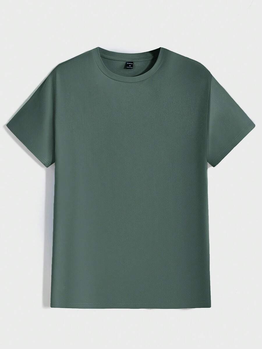 T-shirt Tricoté Homme à Manches Courtes décontractées
