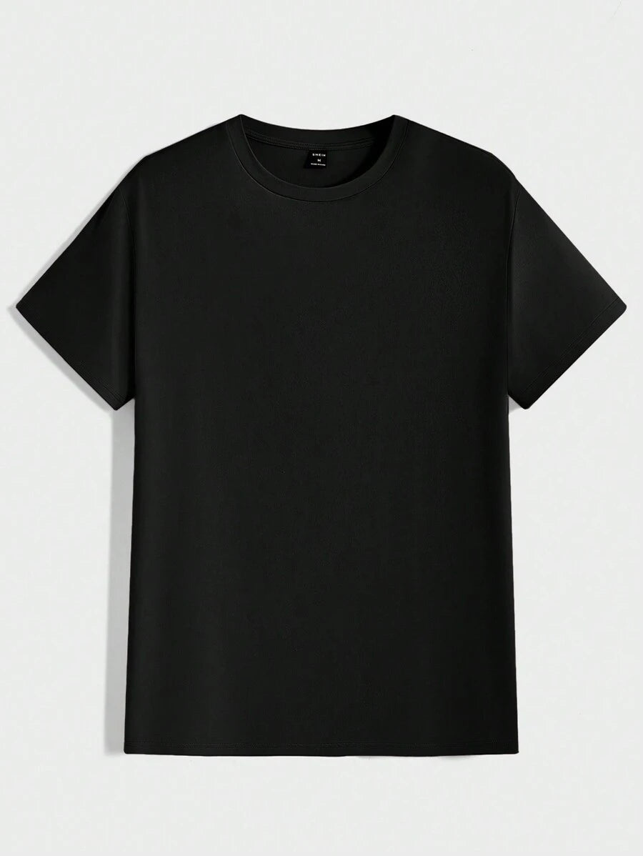 T-shirt Tricoté Homme à Manches Courtes décontractées