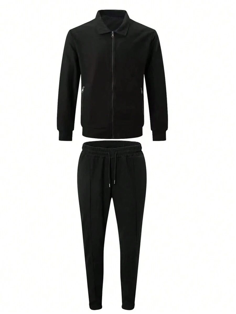 Costume Homme décontracté Uni 2 Pièces
