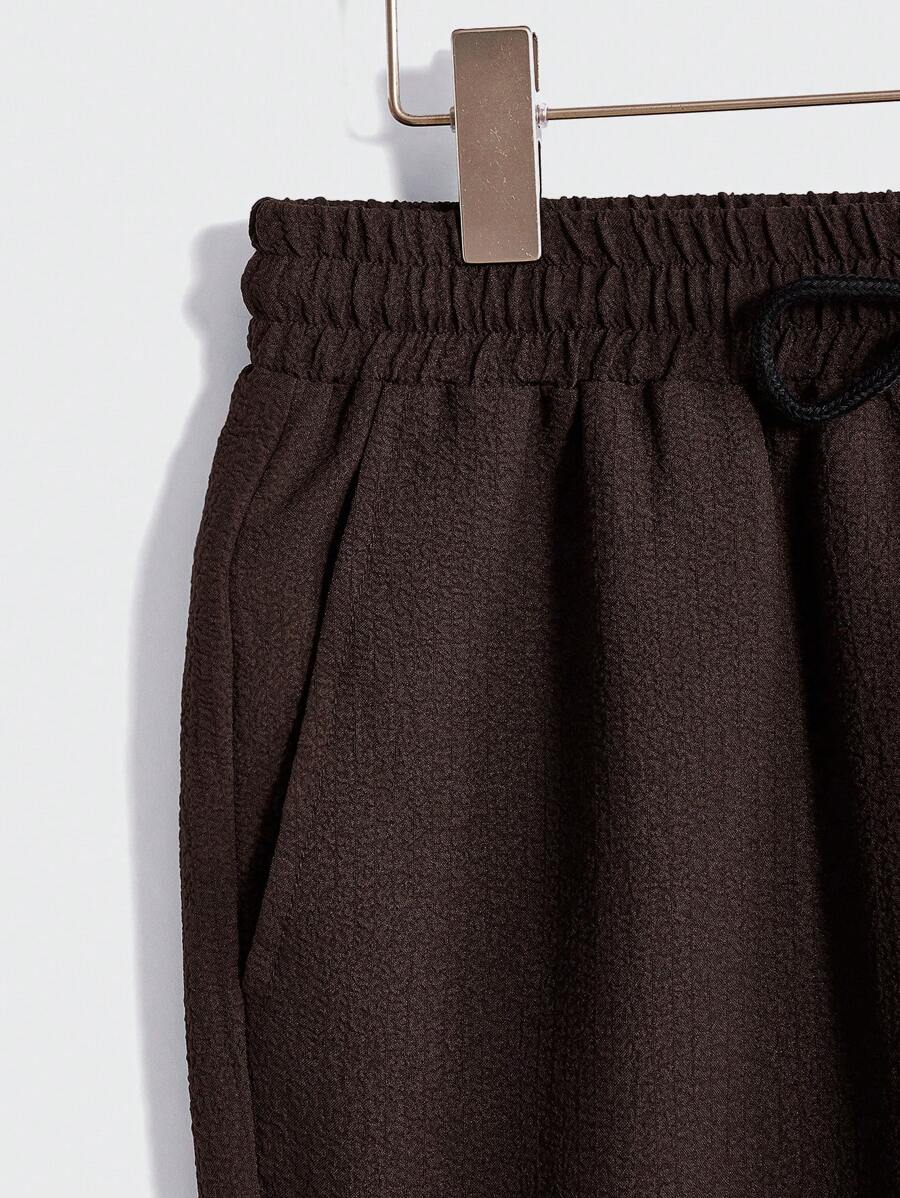 Set Décontracté Homme – T-shirt & Pantalon Uni