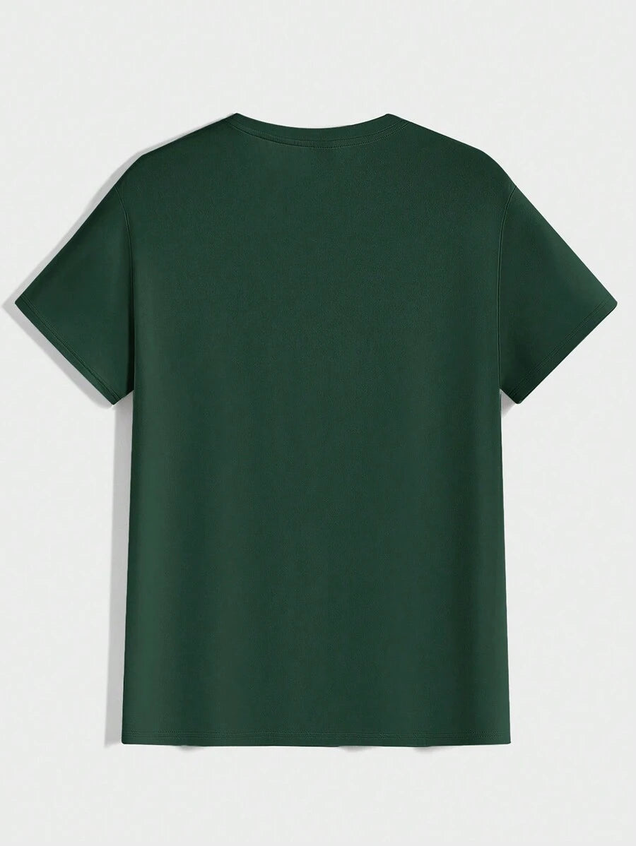 T-shirt Tricoté Homme à Manches Courtes décontractées