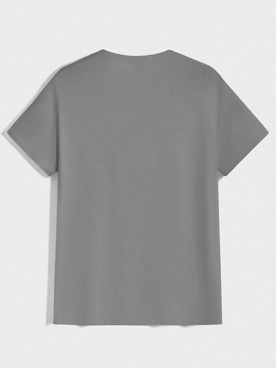 T-shirt Tricoté Homme à Manches Courtes décontractées