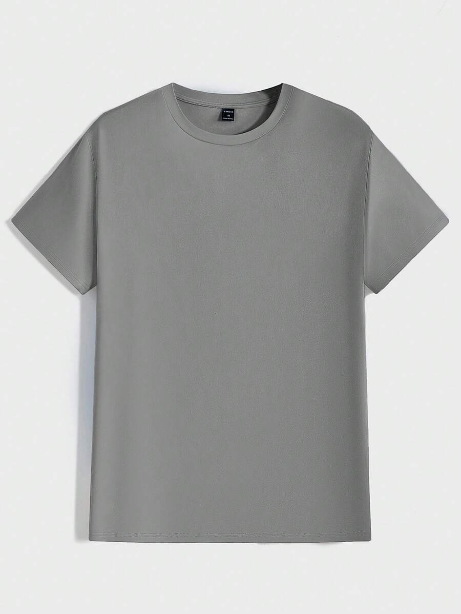T-shirt Tricoté Homme à Manches Courtes décontractées
