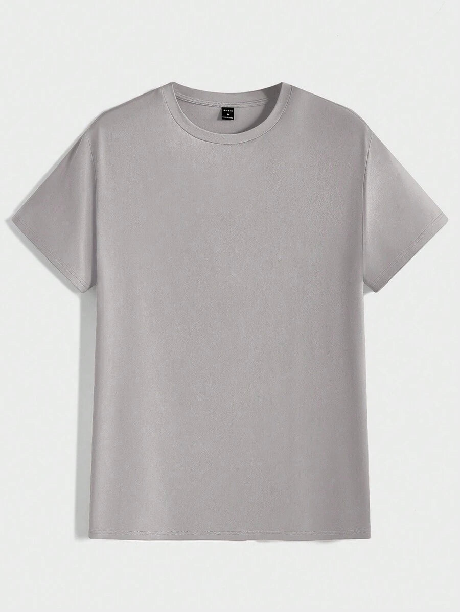 T-shirt Tricoté Homme à Manches Courtes décontractées