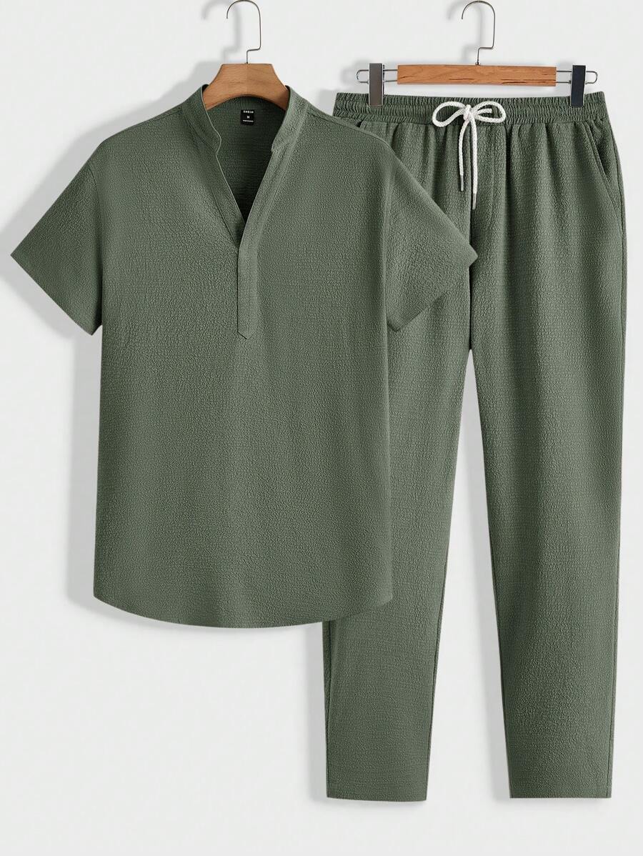 Set Homme Été – Haut Texturé & Short
