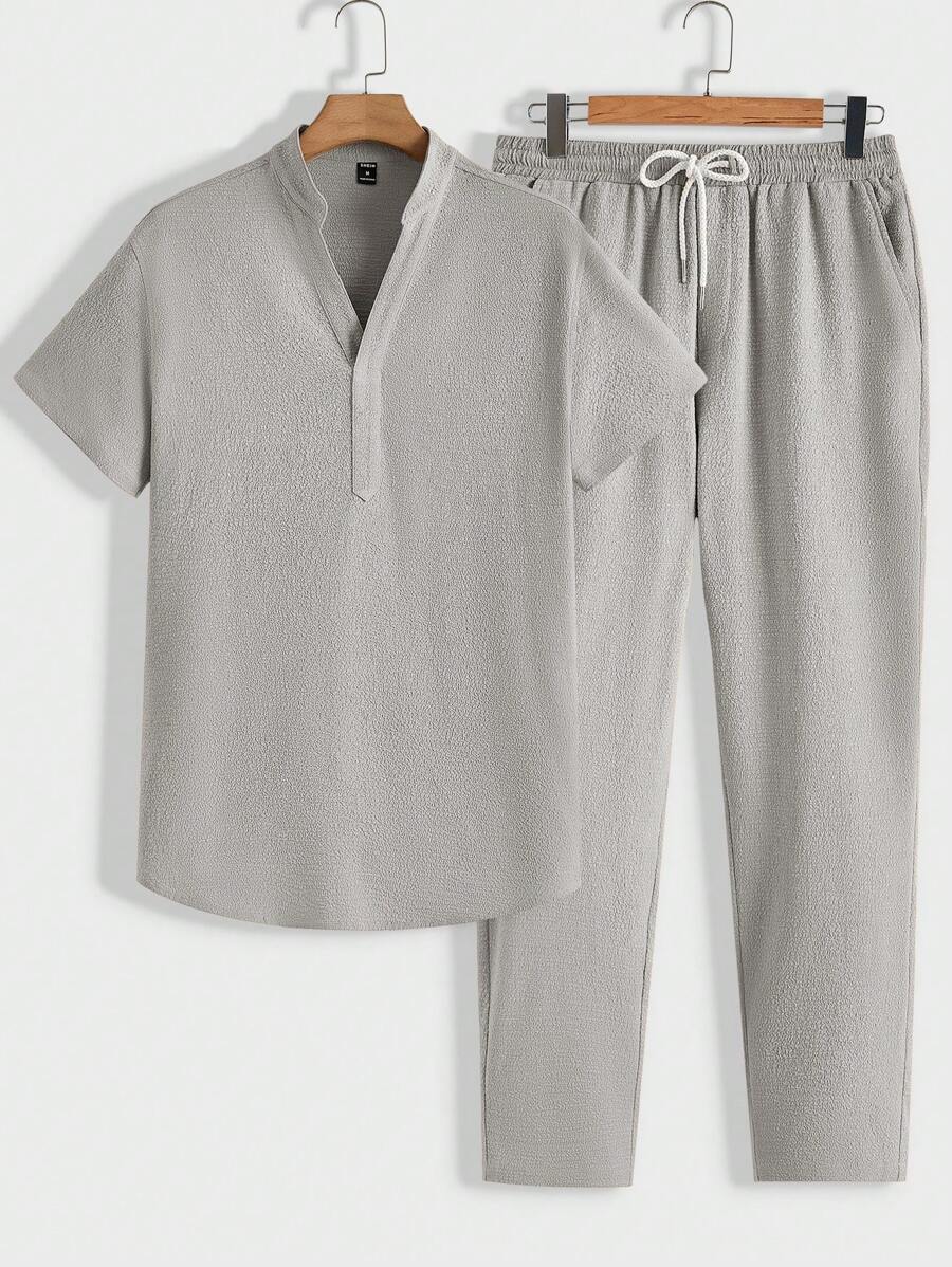 Set Homme Été – Haut Texturé & Short