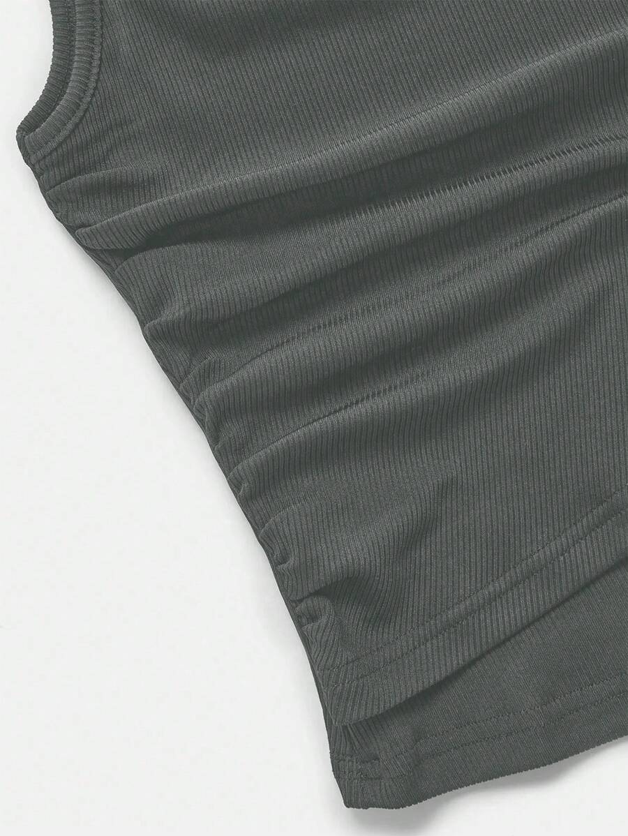 Ensemble décontracté – Débardeur Boutonné & Pantalon