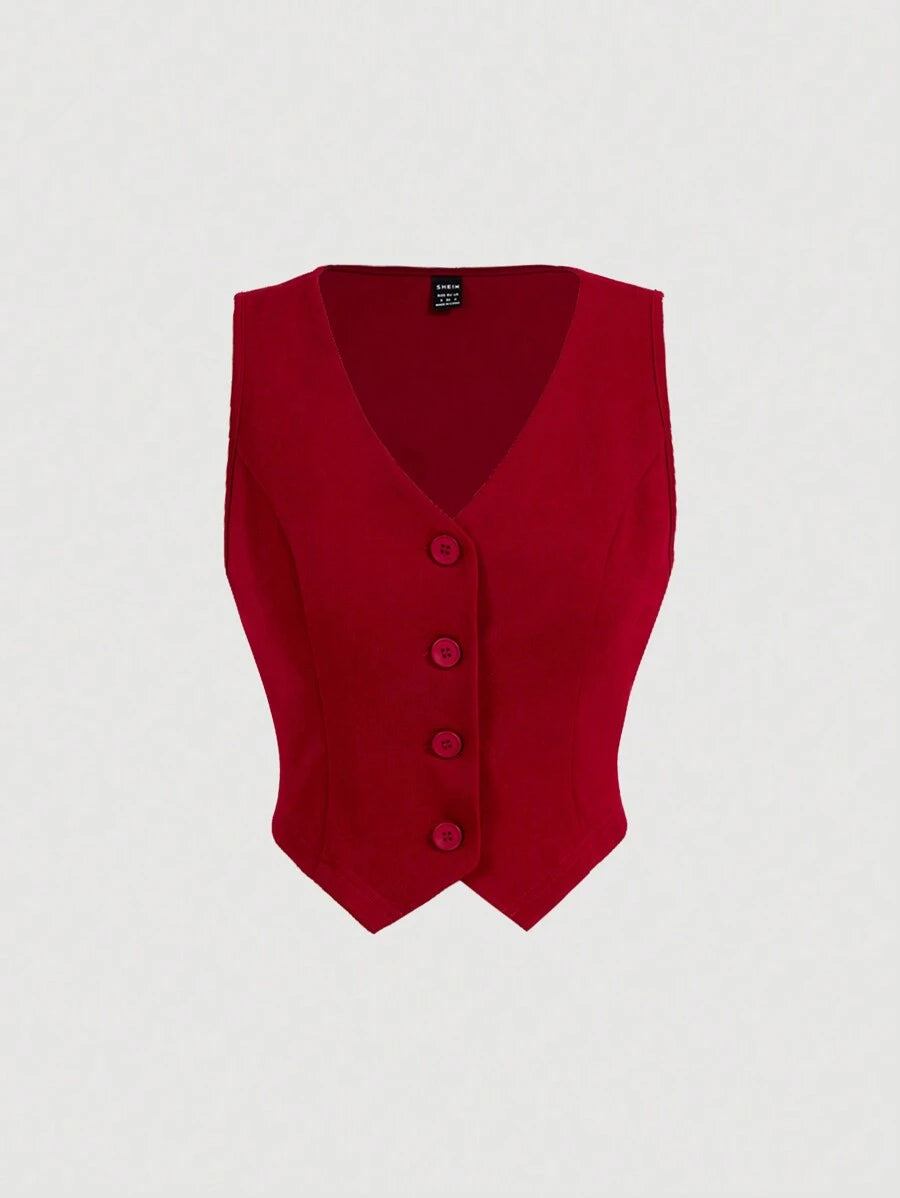 Tailleur Femme Bleu – Veste Boutonnée & Pantalon