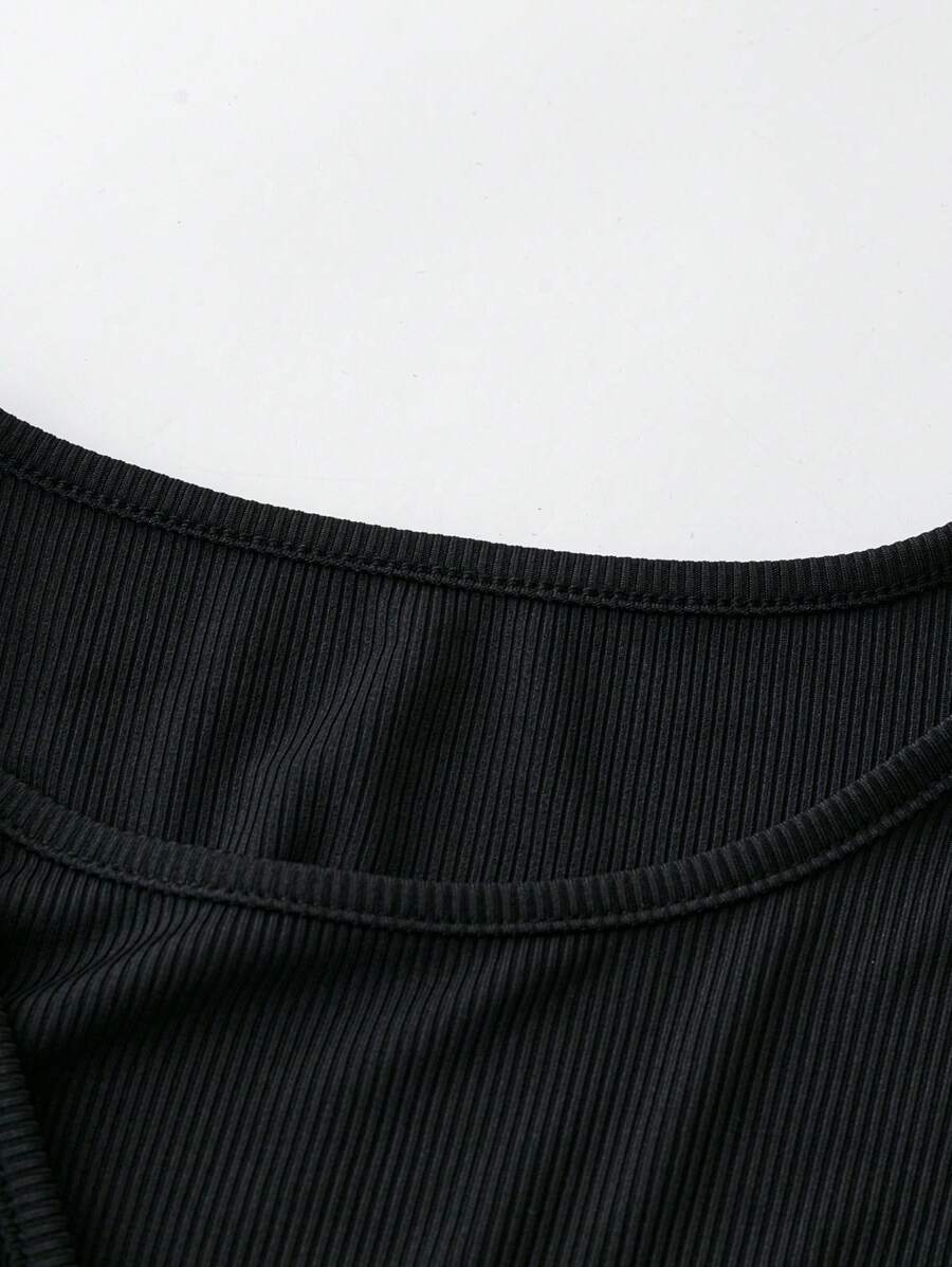 Ensemble décontracté – Débardeur Boutonné & Pantalon