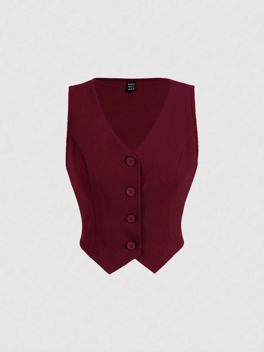 Tailleur Femme Bleu – Veste Boutonnée & Pantalon