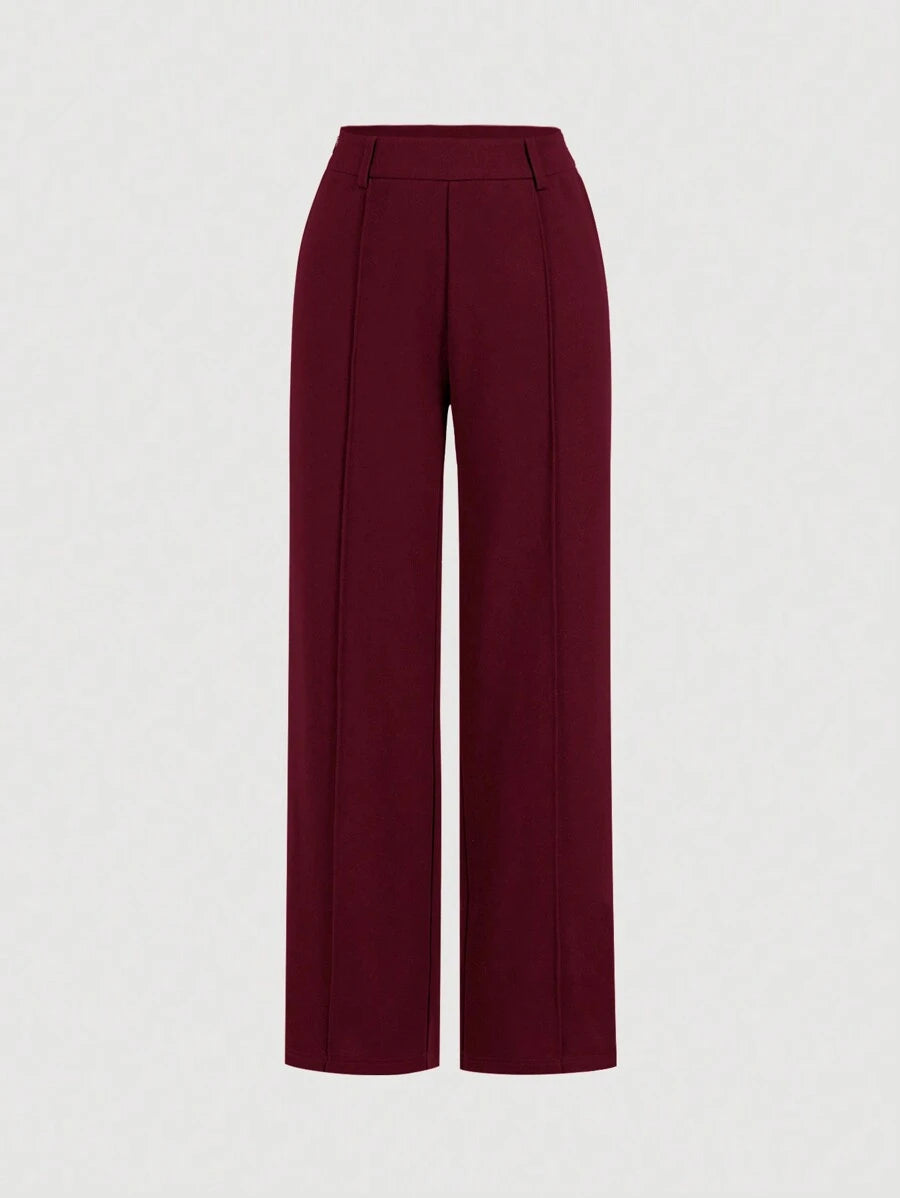 Tailleur Femme Bleu – Veste Boutonnée & Pantalon
