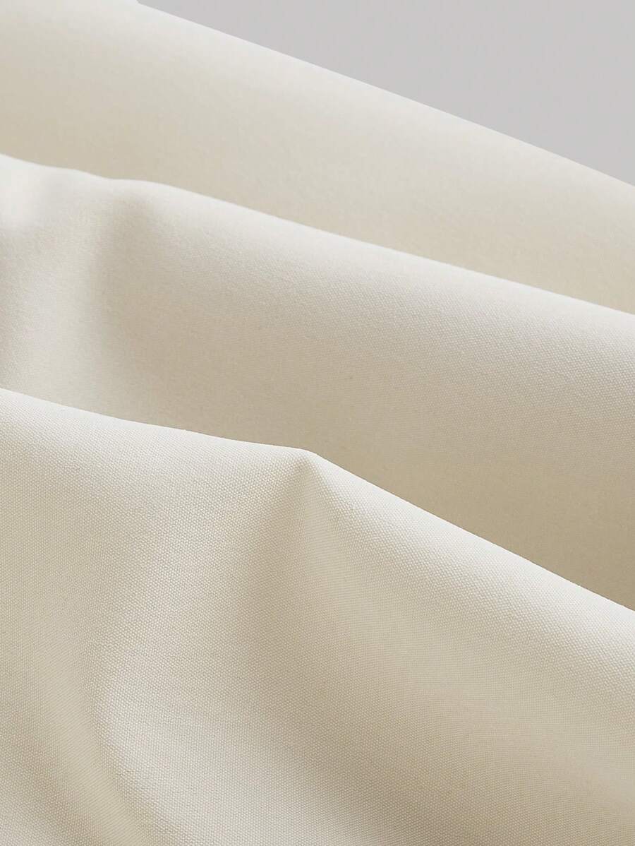 Robe Longue Unicolore à Volants Style Date Night