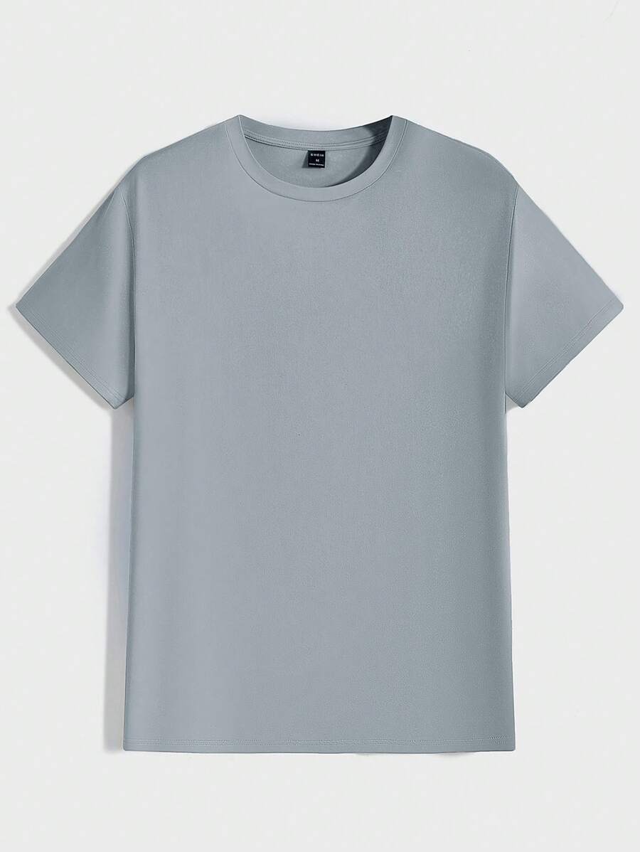 T-shirt Tricoté Homme à Manches Courtes décontractées