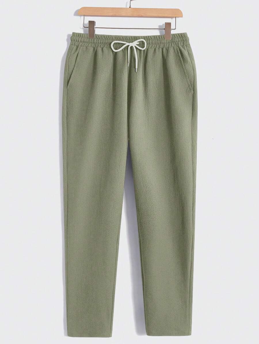 Set Décontracté Homme – T-shirt & Pantalon Uni
