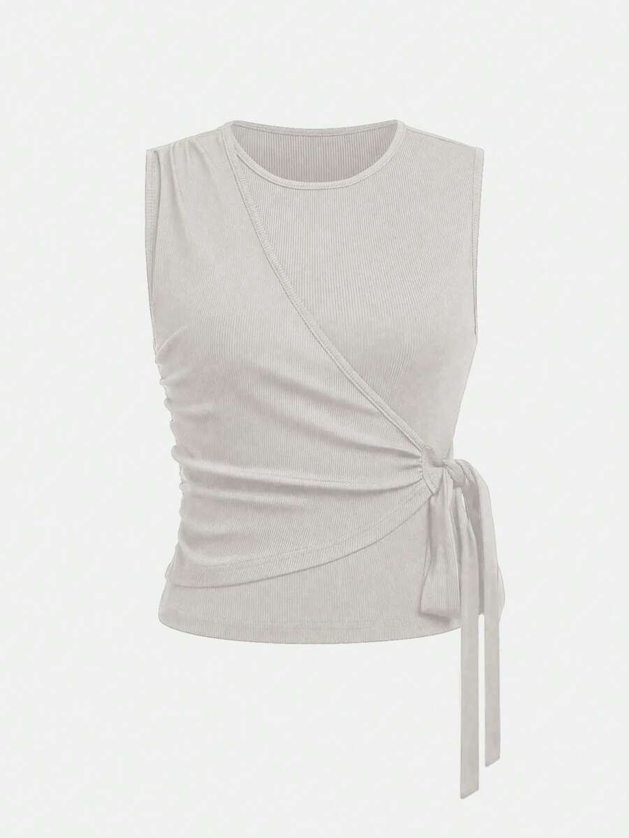 Ensemble décontracté – Débardeur Boutonné & Pantalon