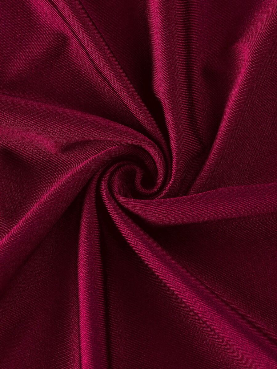 Robe Cami Évasée Unicolore Élégante