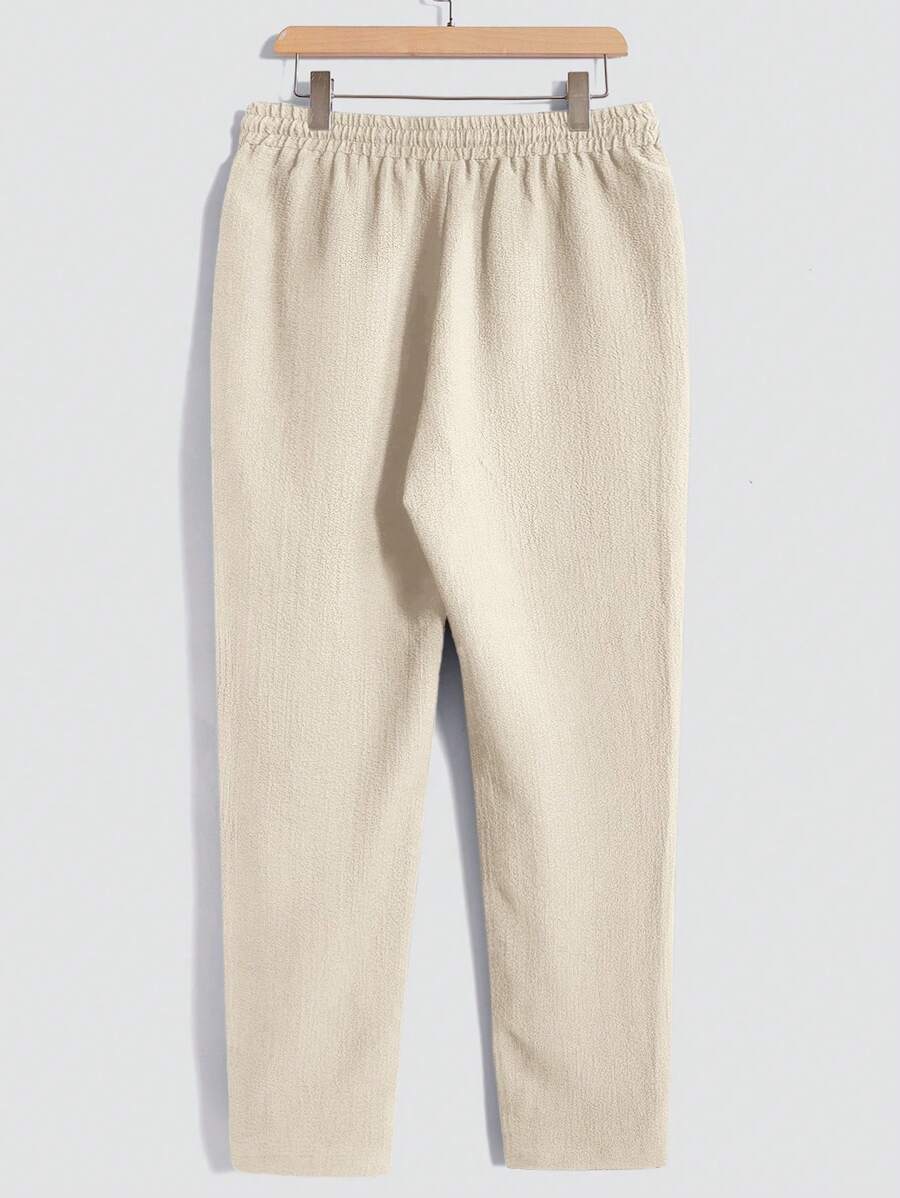Set Décontracté Homme – T-shirt & Pantalon Uni