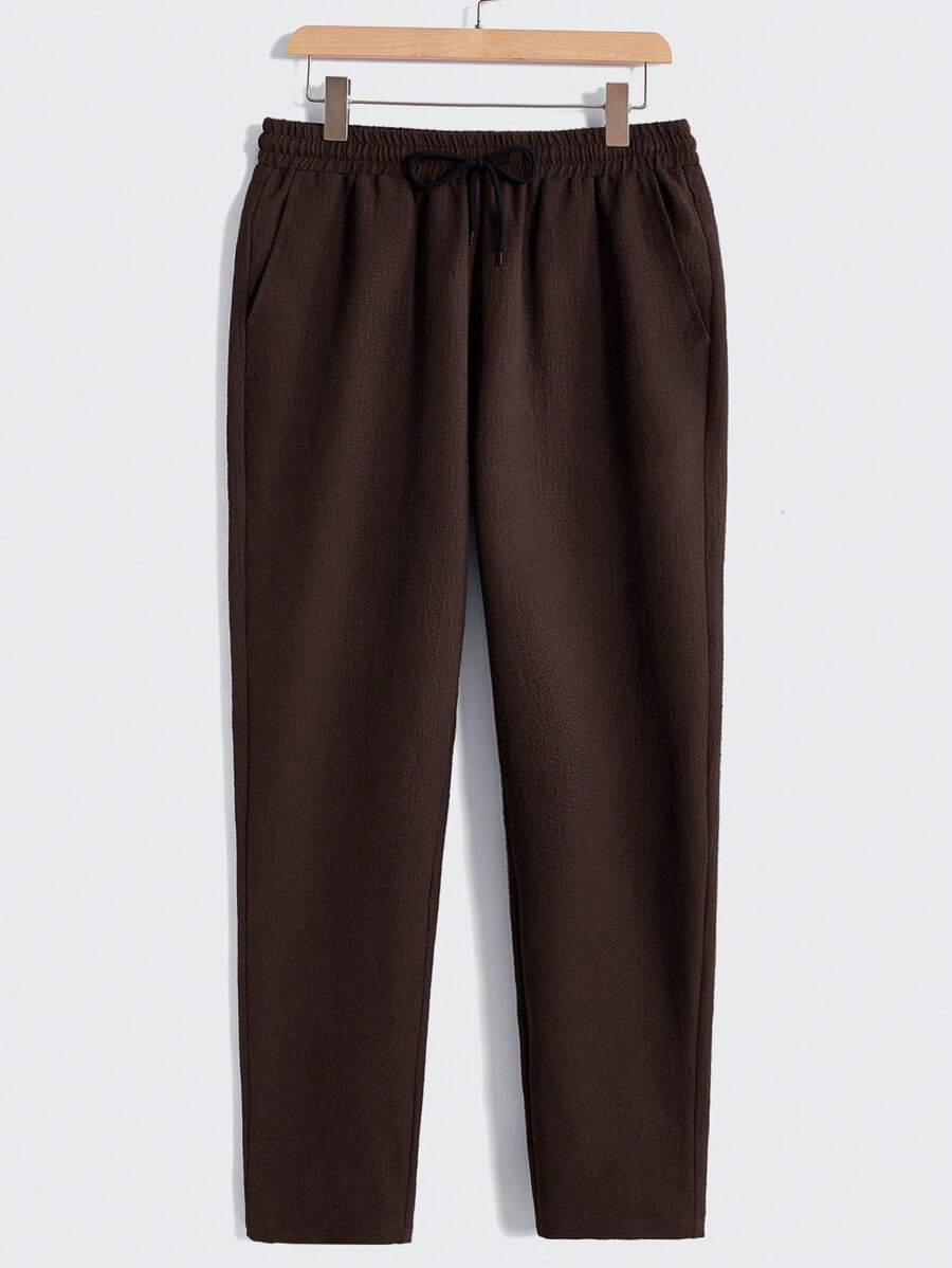 Set Décontracté Homme – T-shirt & Pantalon Uni