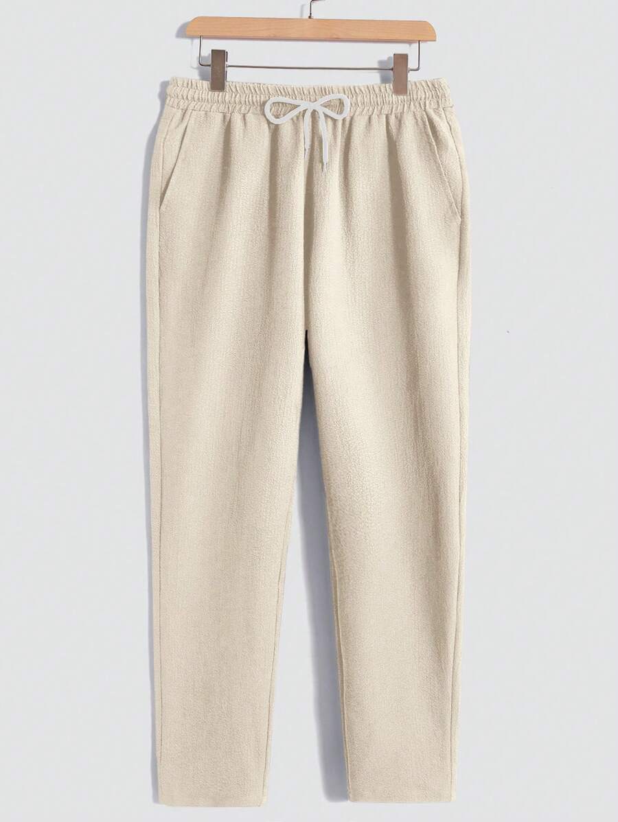Set Décontracté Homme – T-shirt & Pantalon Uni
