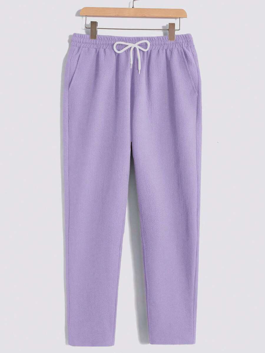 Set Décontracté Homme – T-shirt & Pantalon Uni