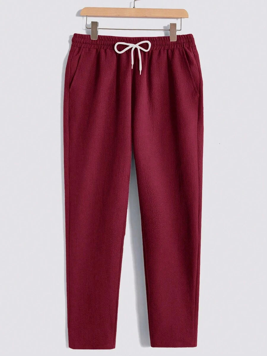 Set Décontracté Homme – T-shirt & Pantalon Uni