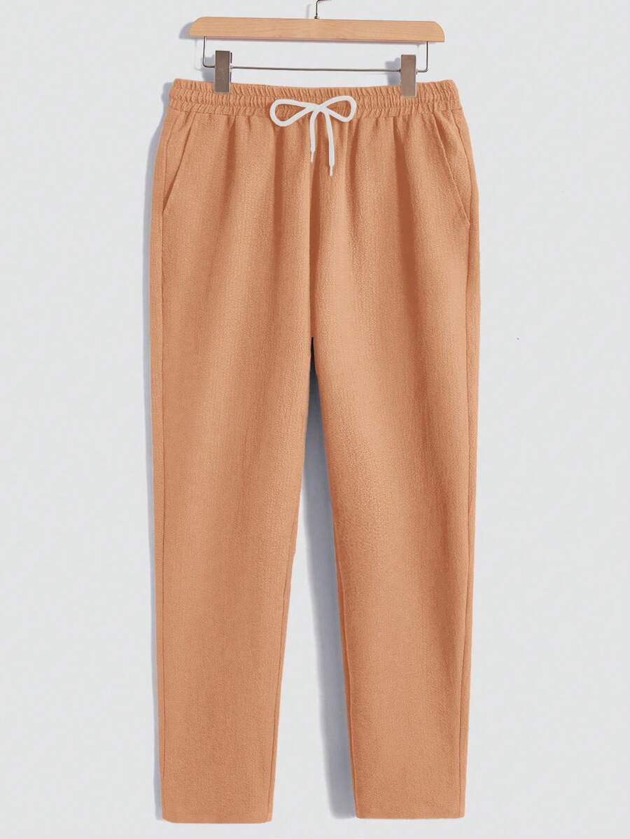 Set Décontracté Homme – T-shirt & Pantalon Uni