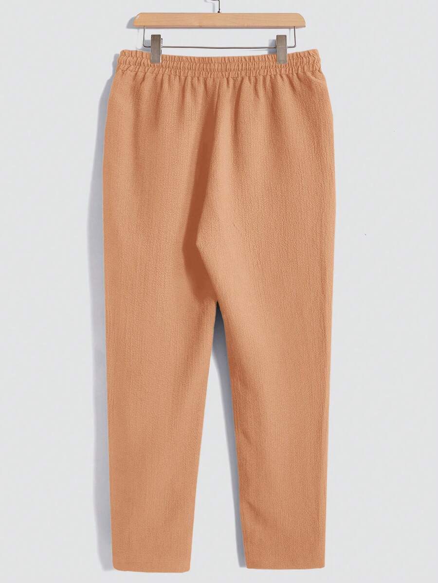 Set Décontracté Homme – T-shirt & Pantalon Uni