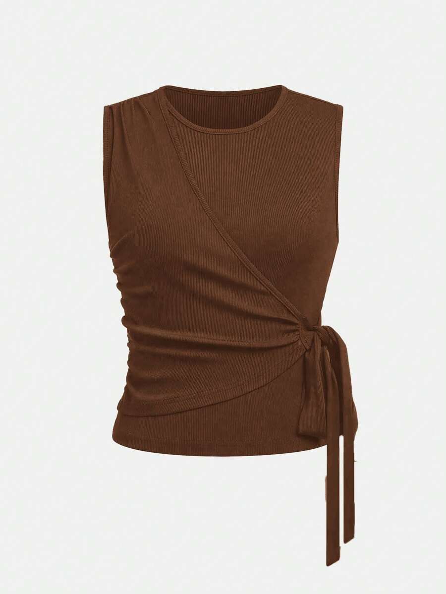 Ensemble décontracté – Débardeur Boutonné & Pantalon