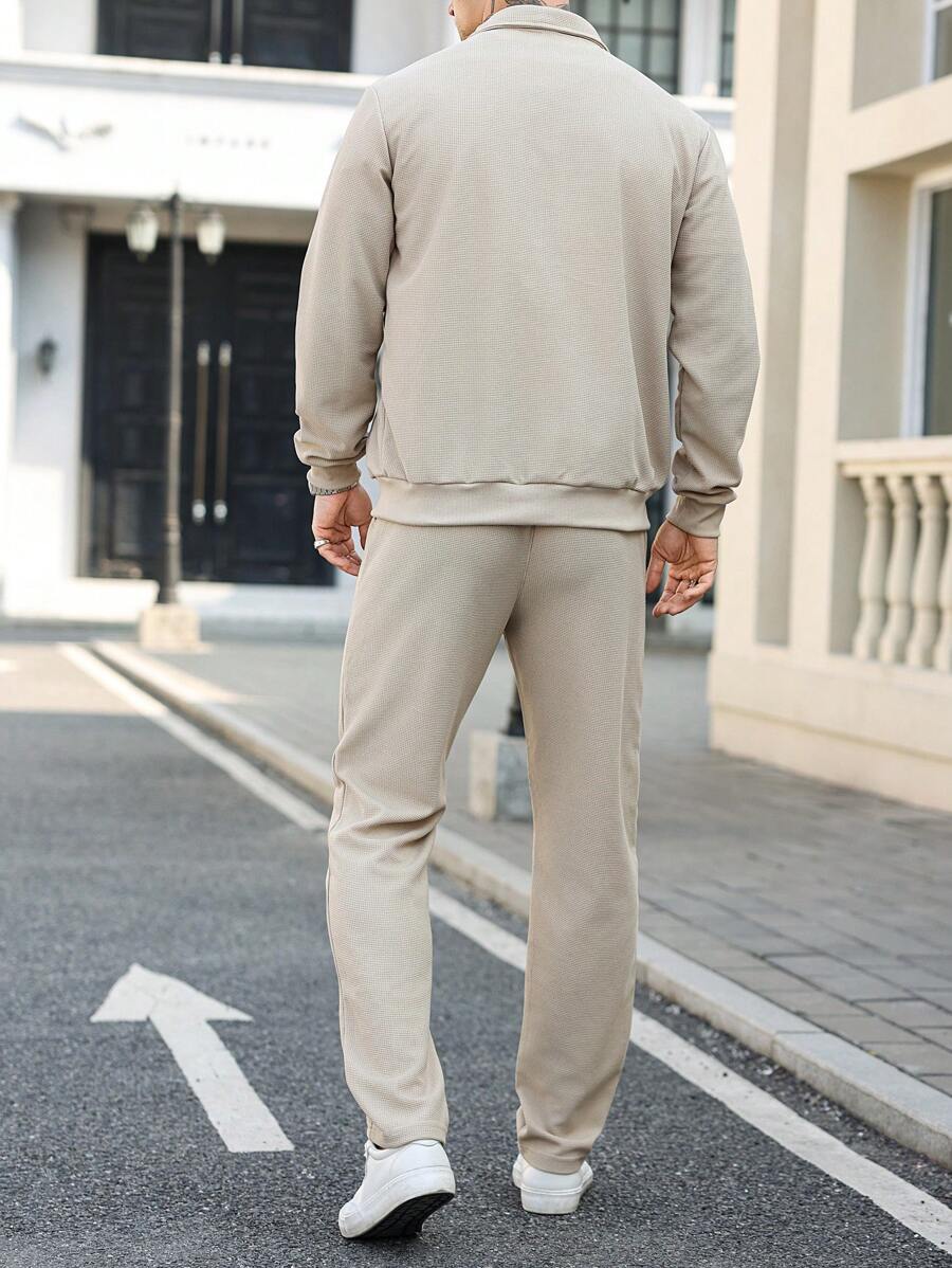 Costume Homme décontracté Uni 2 Pièces