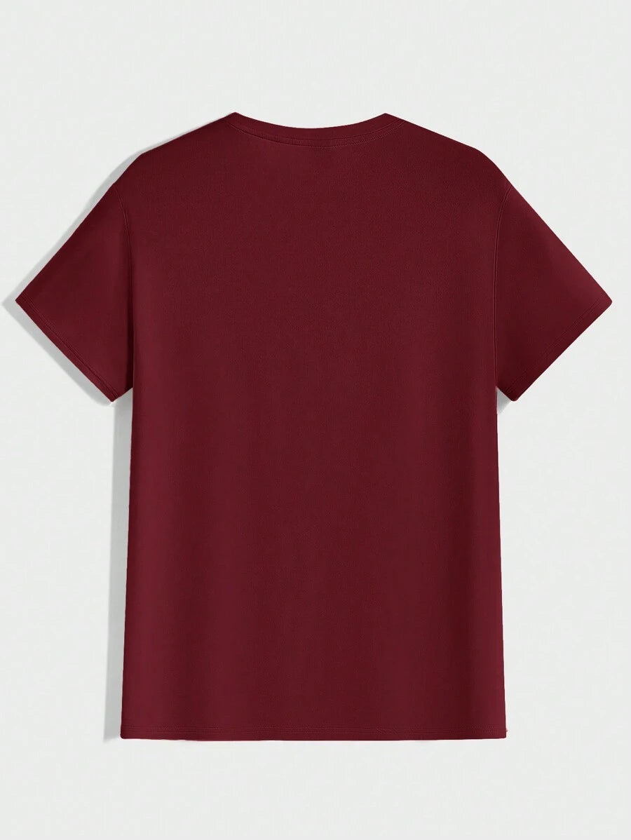 T-shirt Tricoté Homme à Manches Courtes décontractées