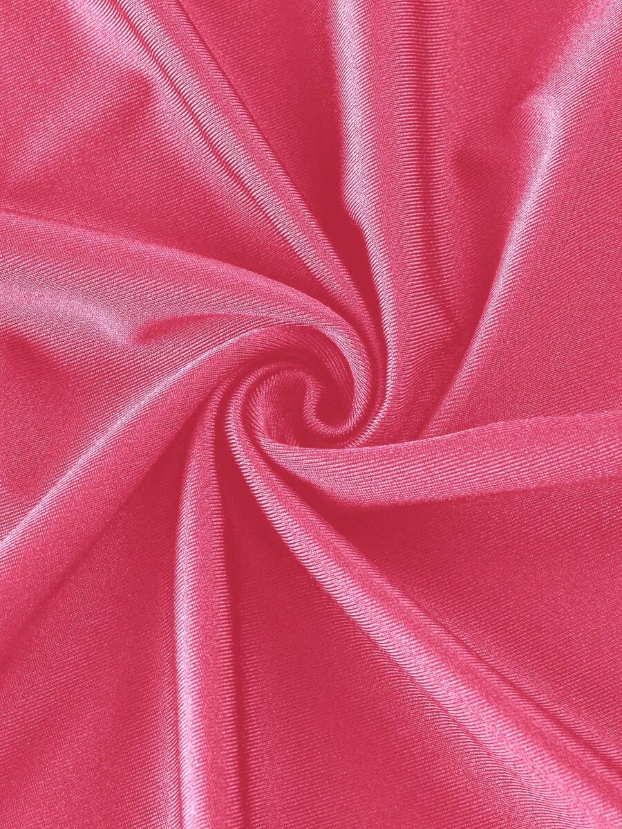 Robe Cami Évasée Unicolore Élégante