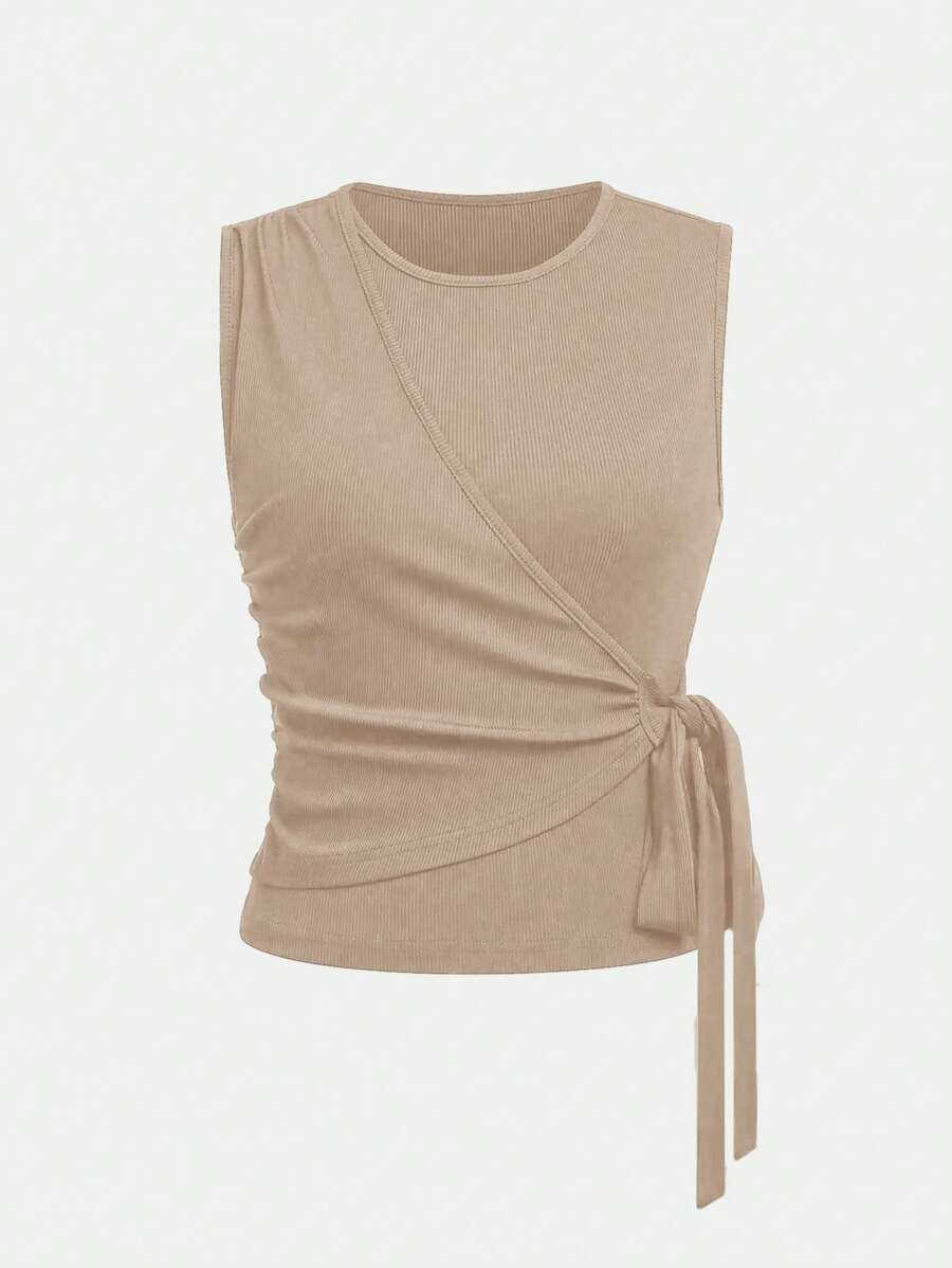 Ensemble décontracté – Débardeur Boutonné & Pantalon