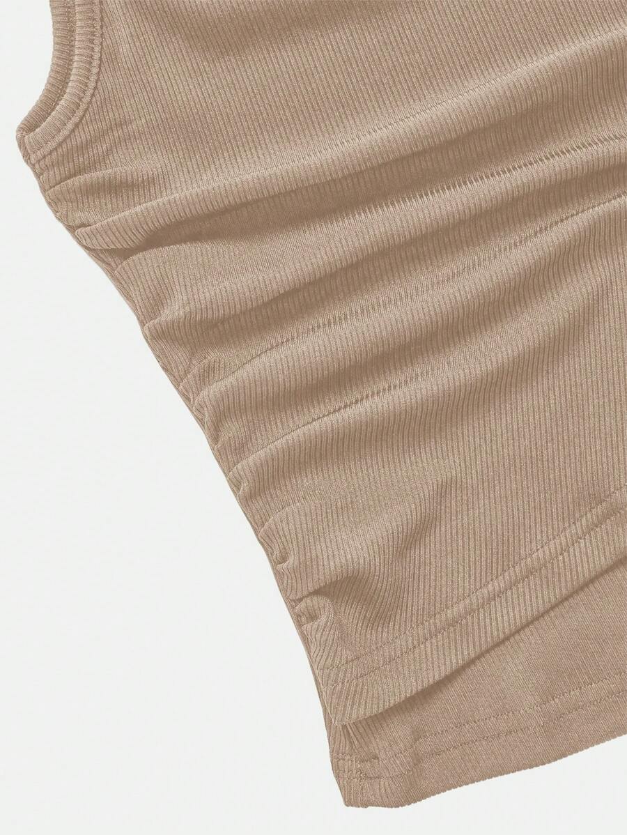 Ensemble décontracté – Débardeur Boutonné & Pantalon