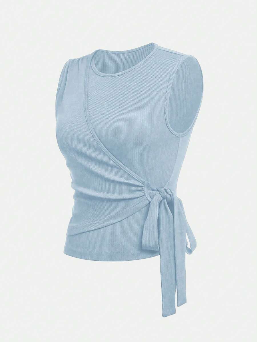 Ensemble décontracté – Débardeur Boutonné & Pantalon