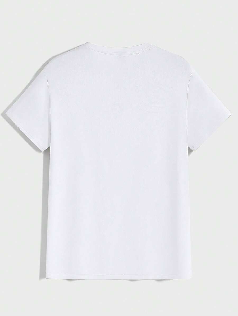 T-shirt Tricoté Homme à Manches Courtes décontractées