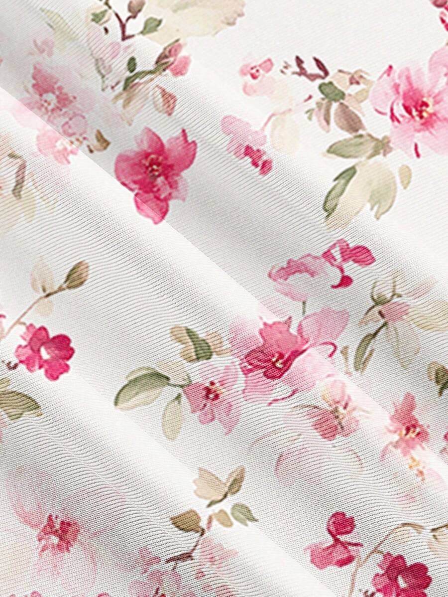 Robe Cami Évasée Unicolore Élégante