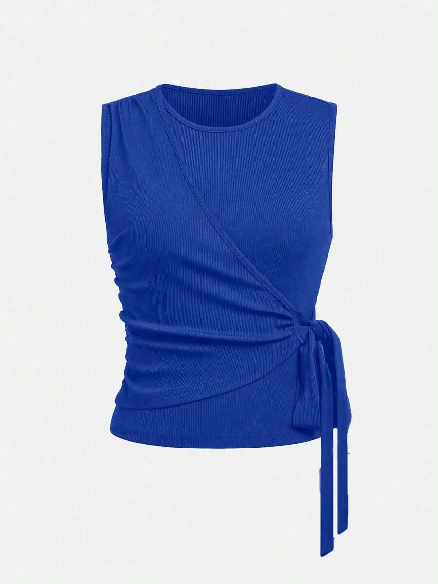 Ensemble décontracté – Débardeur Boutonné & Pantalon