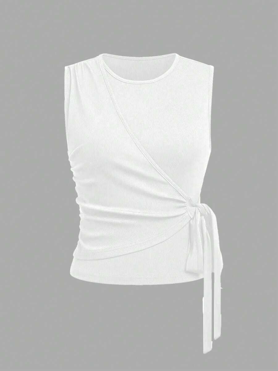 Ensemble décontracté – Débardeur Boutonné & Pantalon