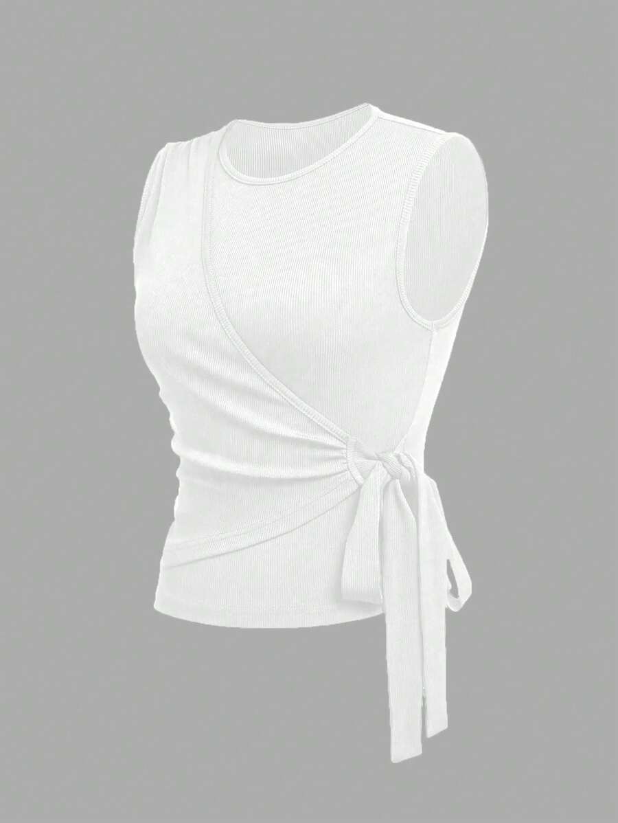Ensemble décontracté – Débardeur Boutonné & Pantalon
