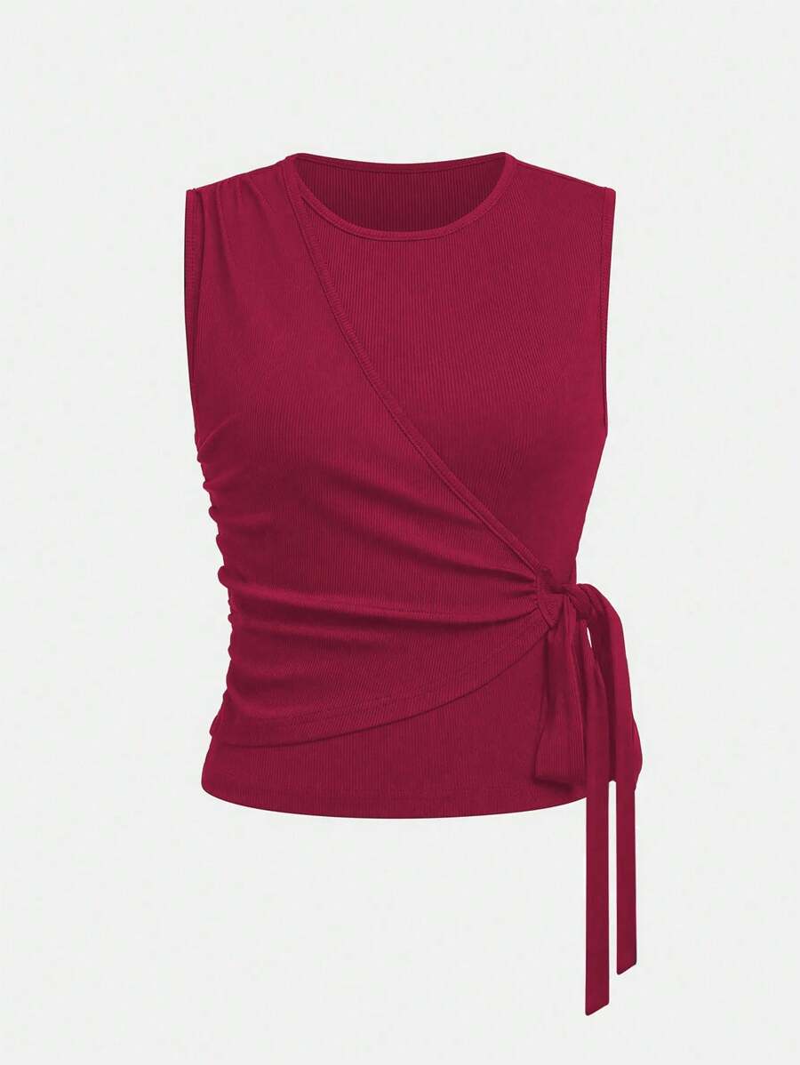 Ensemble décontracté – Débardeur Boutonné & Pantalon