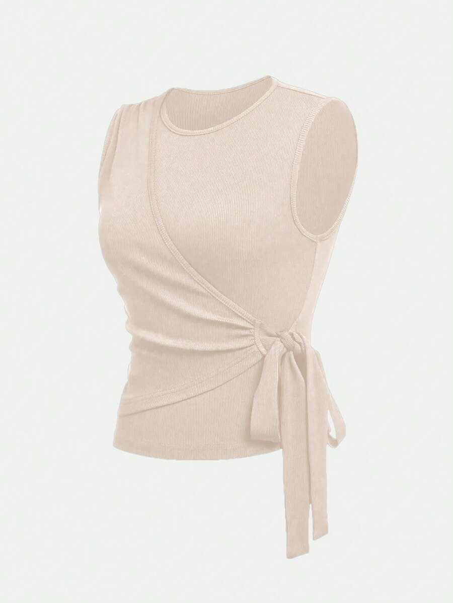 Ensemble décontracté – Débardeur Boutonné & Pantalon